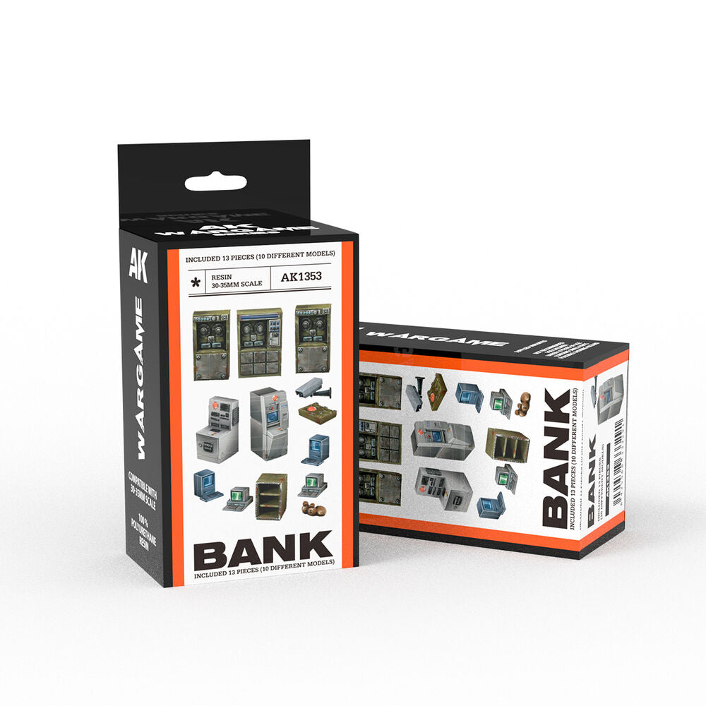 BANK SET WARGAME (RESIN 30-35MM)