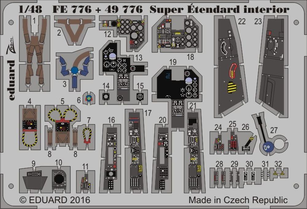 Super Etendard interior for Kinetic