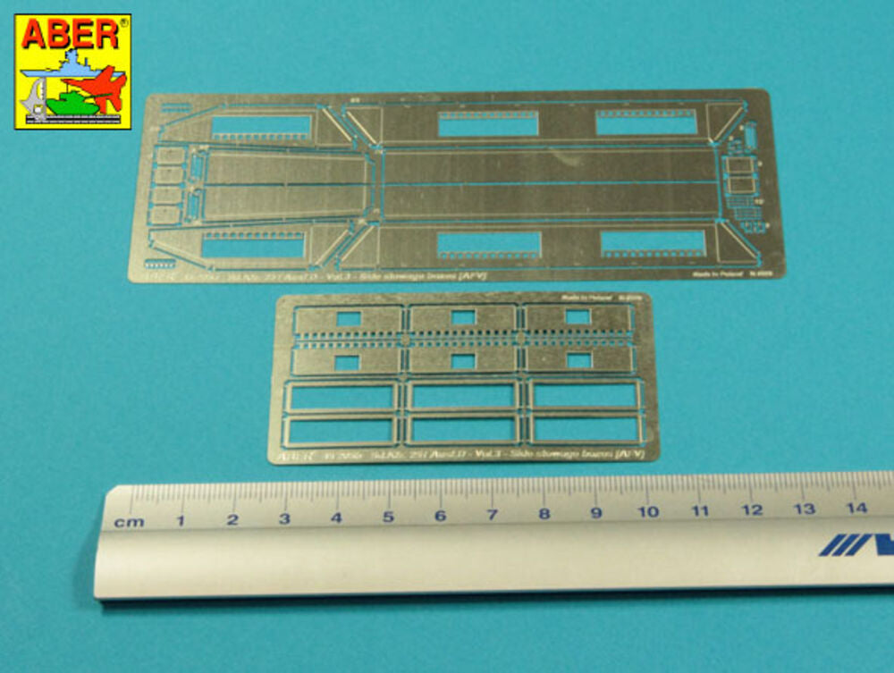 Sd.Kfz.251/1 Ausf D. Vol.3 Stowage bins  (Fit to AFV model)