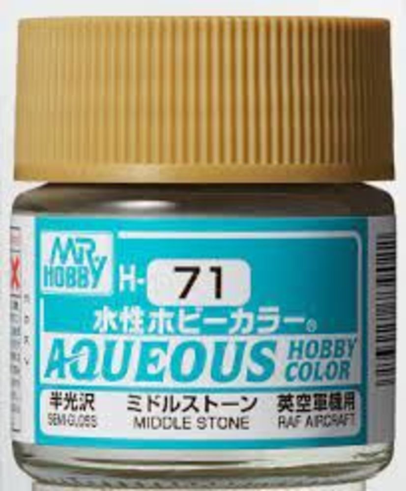 Mr Hobby -Gunze Aqueous Hobby Colors (10 ml) Middle Stone