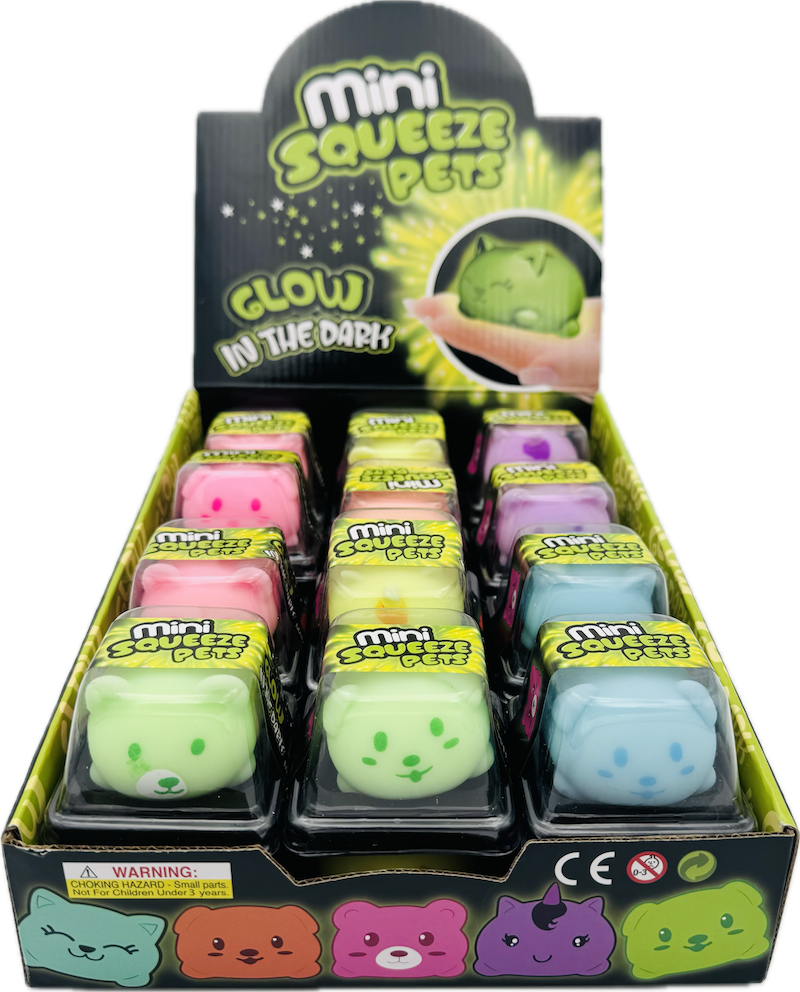 KAWAII - Pets - 'Queasy Squeezies' Phosphorescent Mini Stress Ball