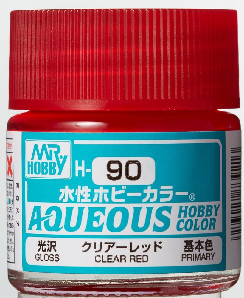 Mr Hobby -Gunze Aqueous Hobby Colors (10 ml) Clear Red