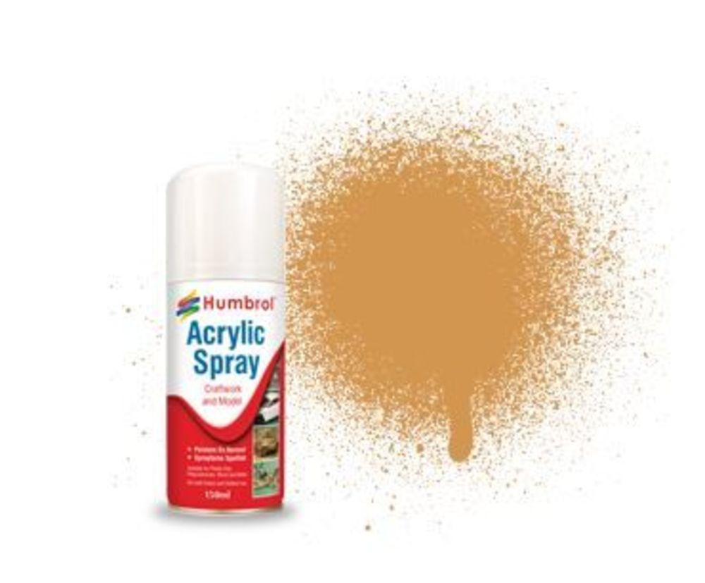 HUMBROL ACRYLIC HOBBY SPRAY 150ML No 63 Sand