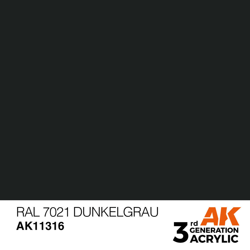 RAL 7021 Dunkelgrau