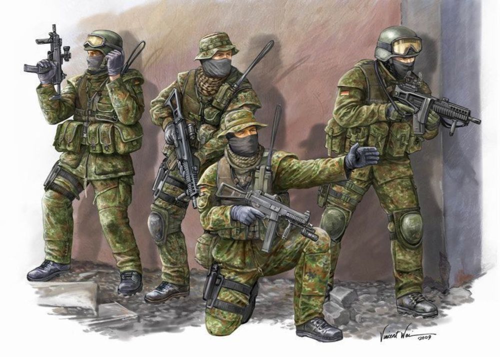 Modern German KSK Commandos