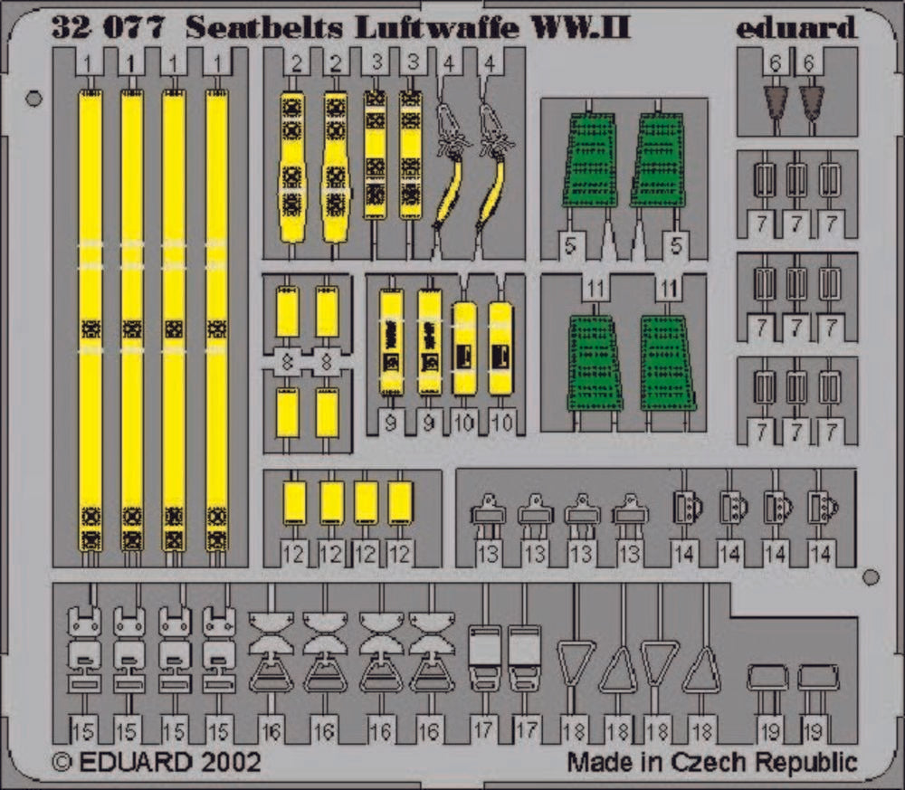 Seatbelts Luftwaffe WWII