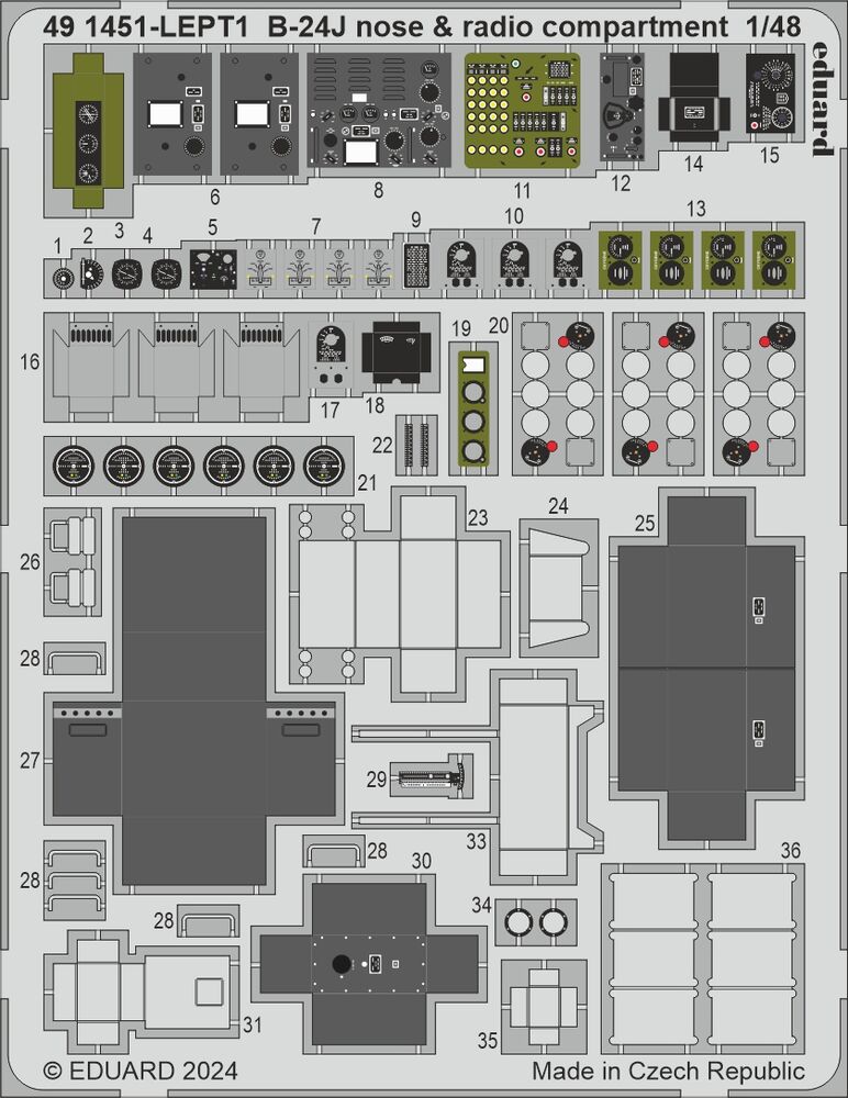 B-24J PART I  HOBBY BOSS