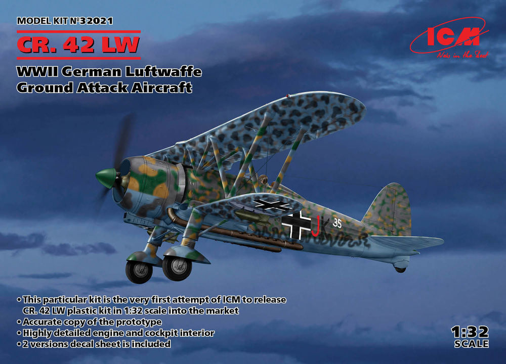 CR. 42 LW , WWII German Luftwaffe Ground Attack Aircraft