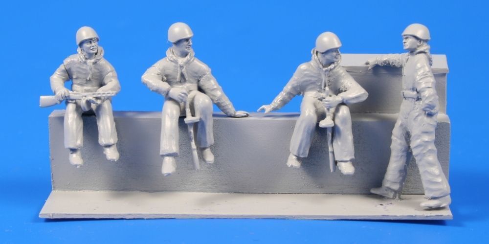 Soviet Tank Desant Troops WWII (4 figure