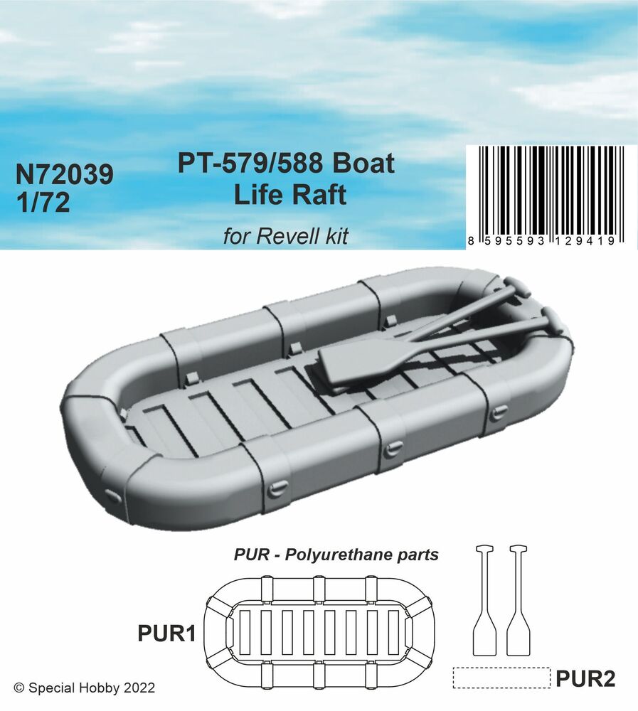 PT-579/588 Boat Life Raft 1/72