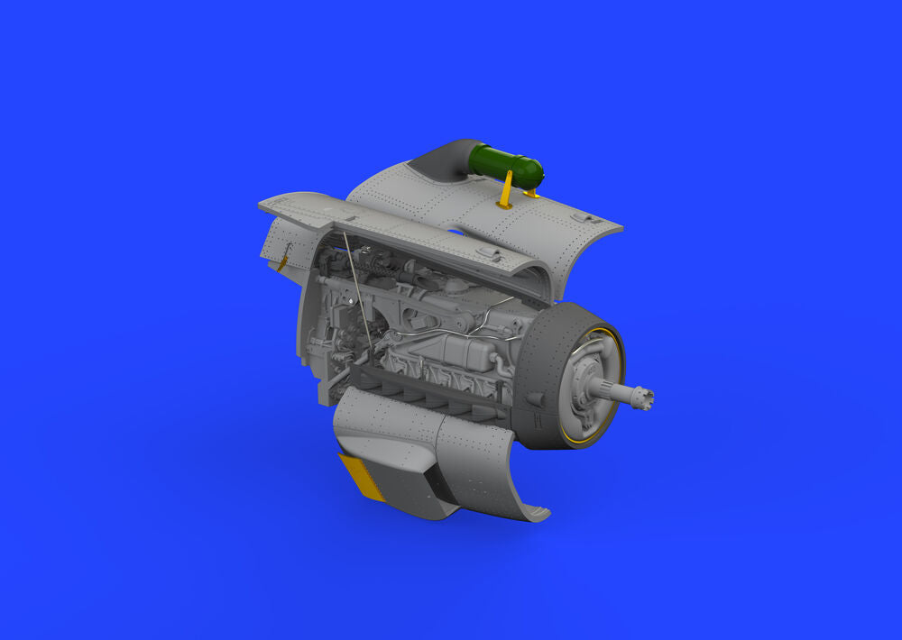 Bf 109G-2/G-4 engine PRINT 1/72 EDUARD