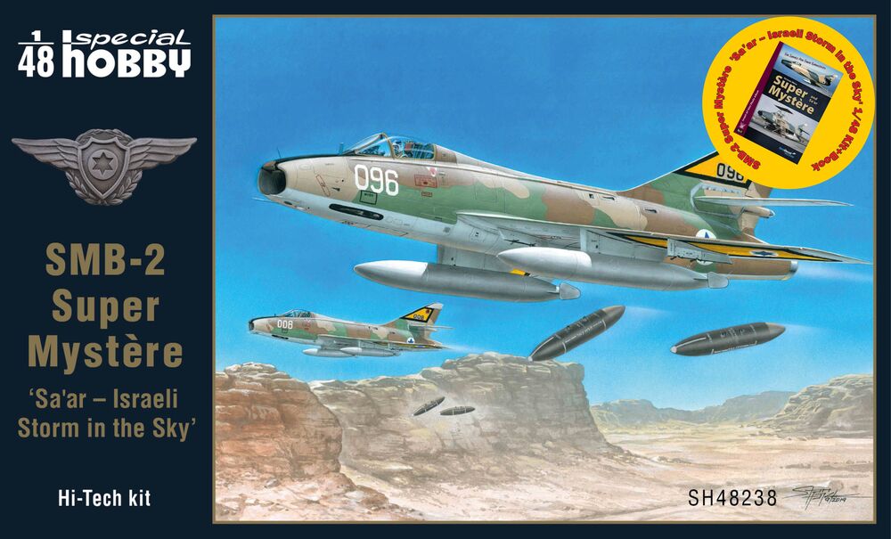 SMB-2 Super Myst��re  'Sa���ar ��� Israeli Storm in the Sky' 1/48 Kit+Book