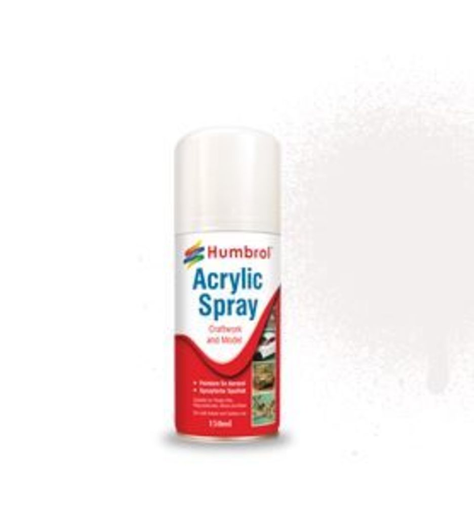 HUMBROL ACRYLIC HOBBY VARNISH SPRAY 150ML No 35 Varnish Gloss