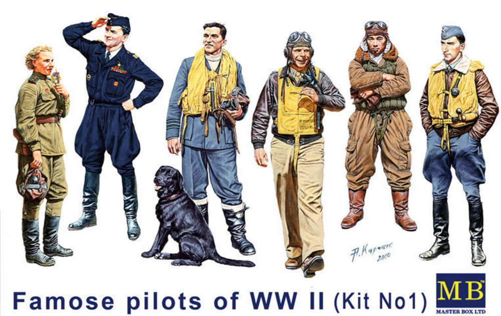 Famous WWII pilots set