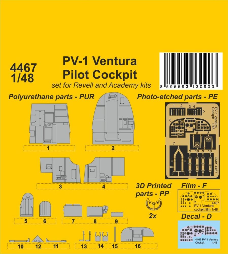 PV-1 Ventura Pilot Cockpit