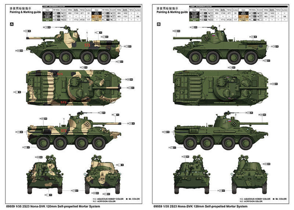 2S23 Self-propelled Howitzer