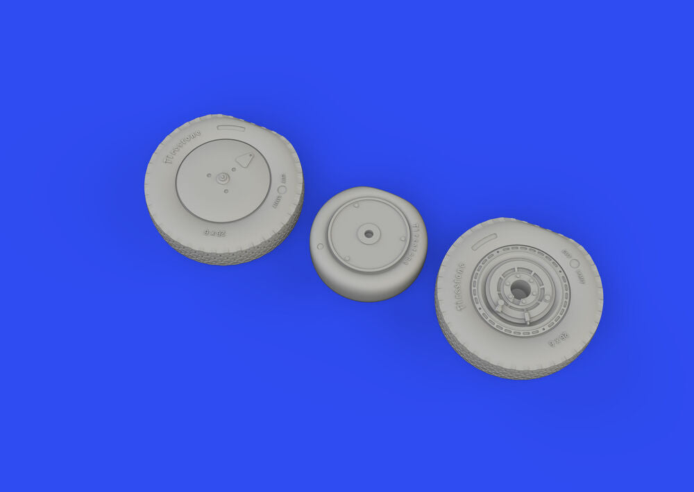 P-39Q wheels w/rims PRINT 1/72 for ARMA HOBBY