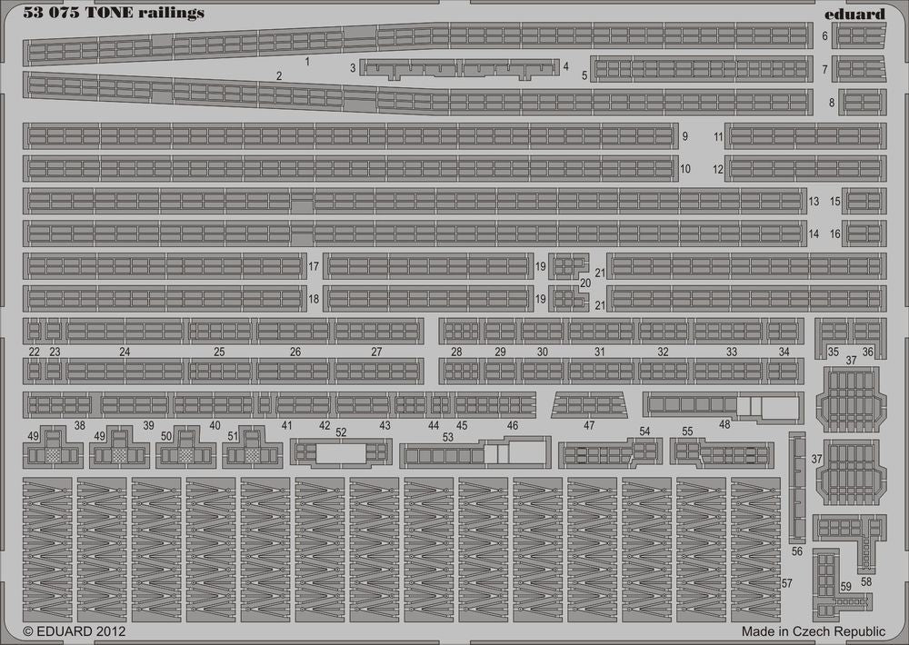 TONE railings for Tamiya