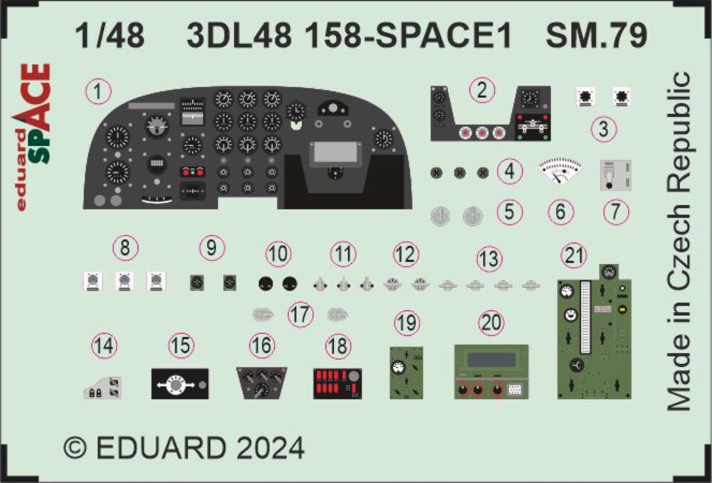 SM.79 SPACE 1/48 EDUARD