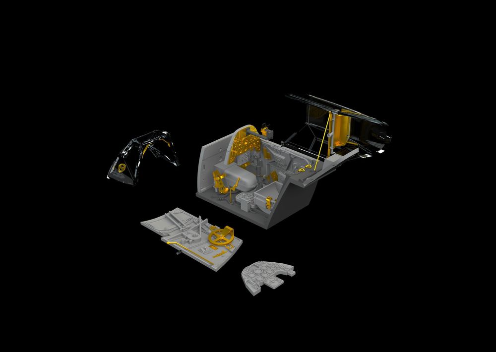 Bf 109G-10/U4 cockpit for Eduard