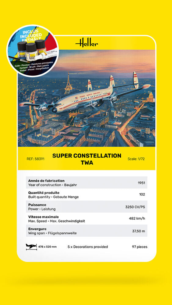 STARTER KIT Super Constellation TWA