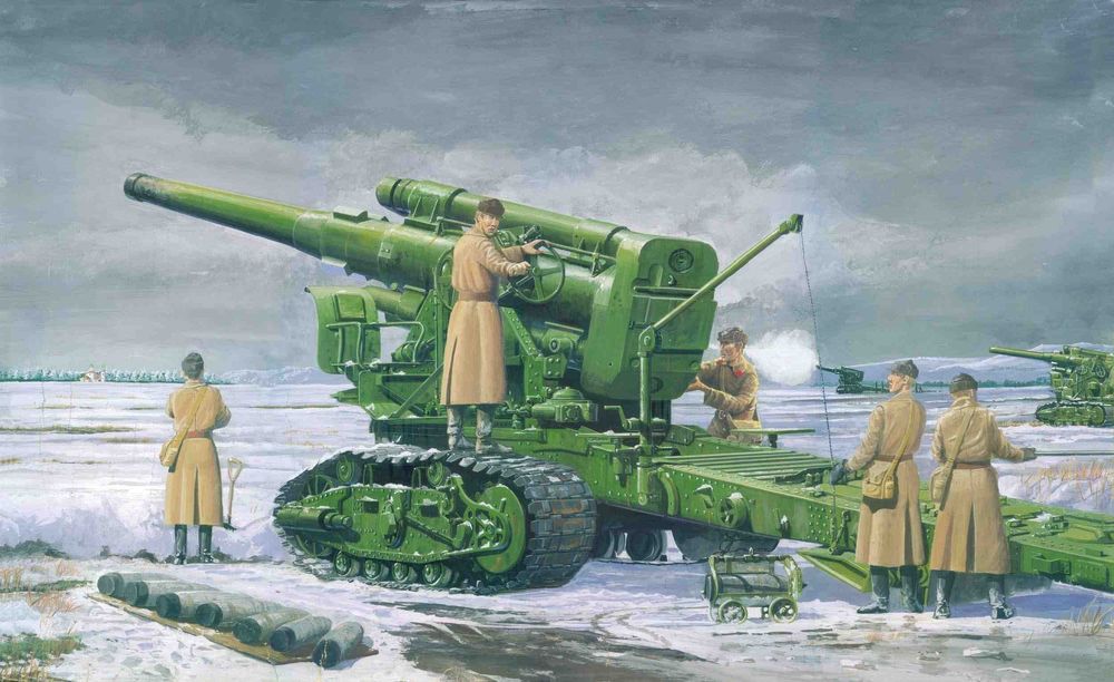 Russian Army B-4 M1931 203mm Howitzer