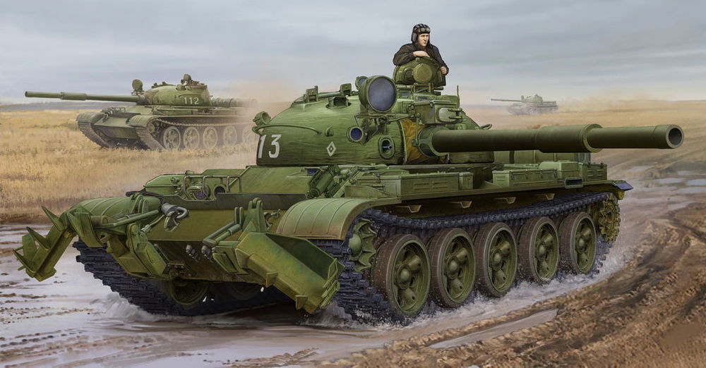 Russian T-62 Mod.1975-KMT-6 Mine Plow...