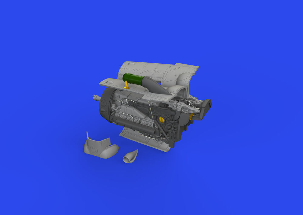 Bf 109G-6 engine PRINT 1/72 EDUARD