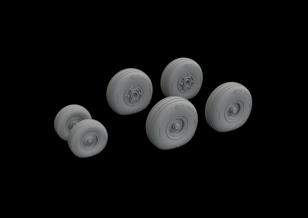 C-130 wheels 1/72 for ZVEZDA