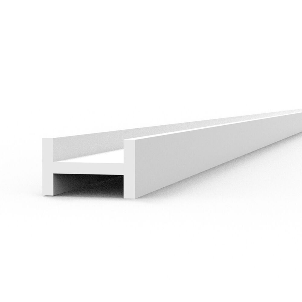 BEAMS I SHAPE 2.5 x 1.5 x 350mm x 4 units STYRENE