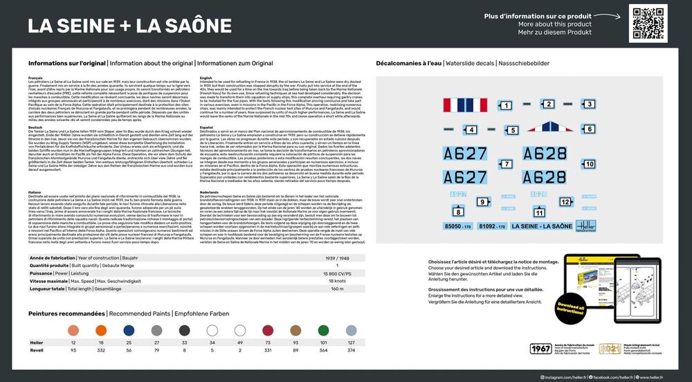 LA SEINE + LA SAONE TWINSET