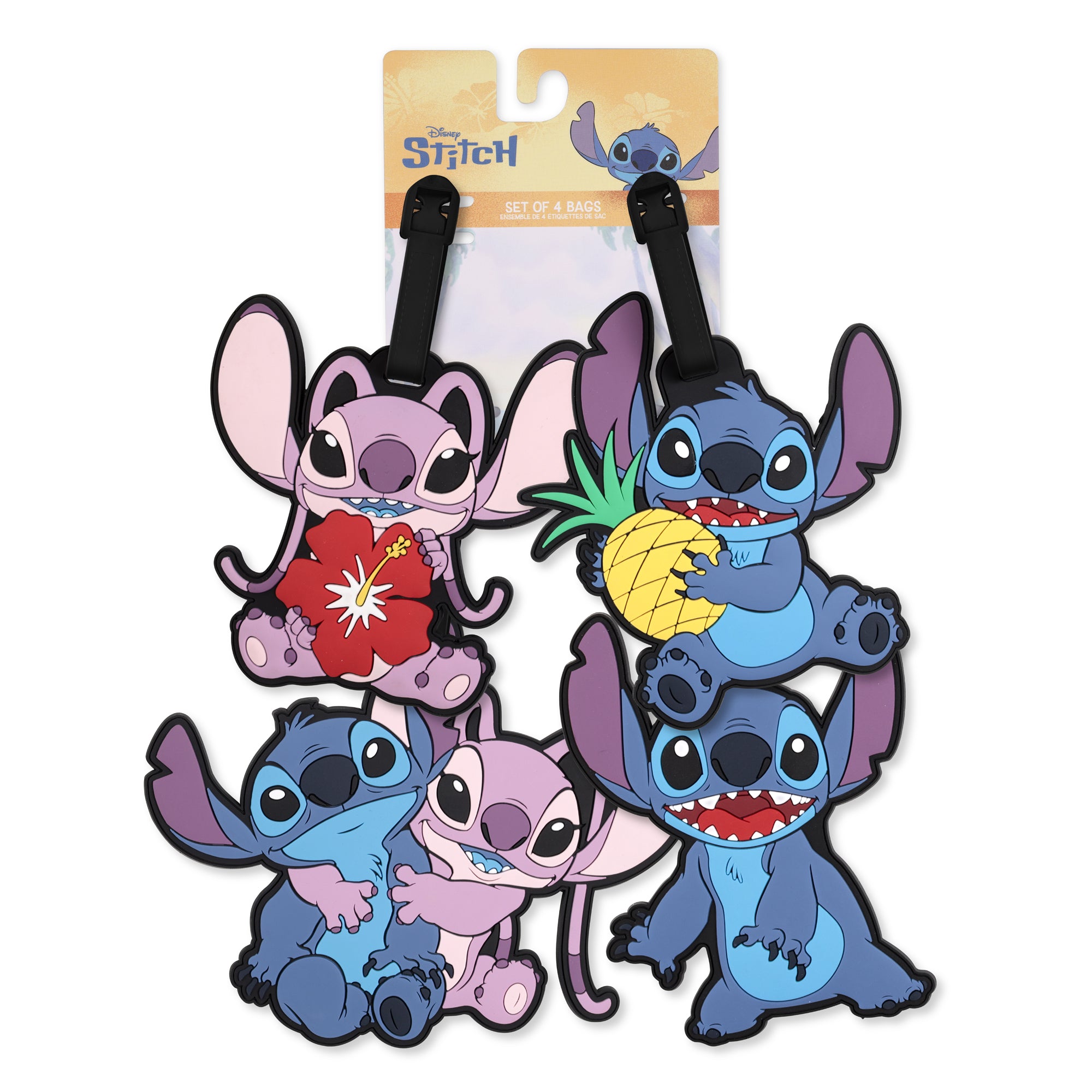 STITCH & ANGEL - Luggage Tag Set - 4 Pc.