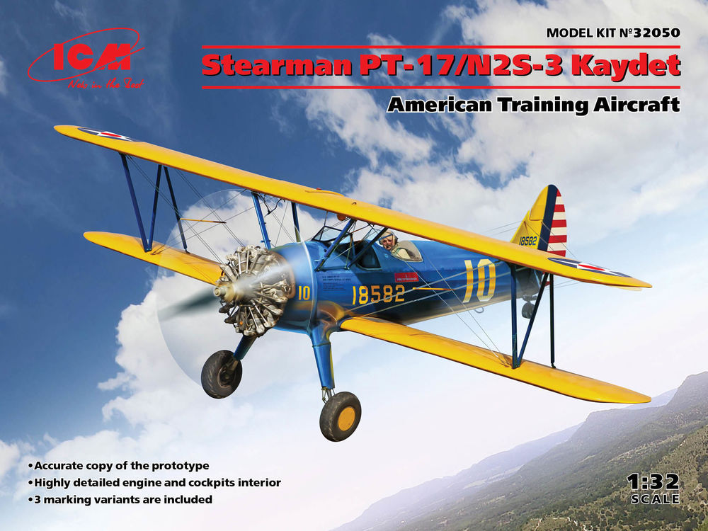 Stearman PT-17/N2S-3 Kaydet , American Training Aircraft