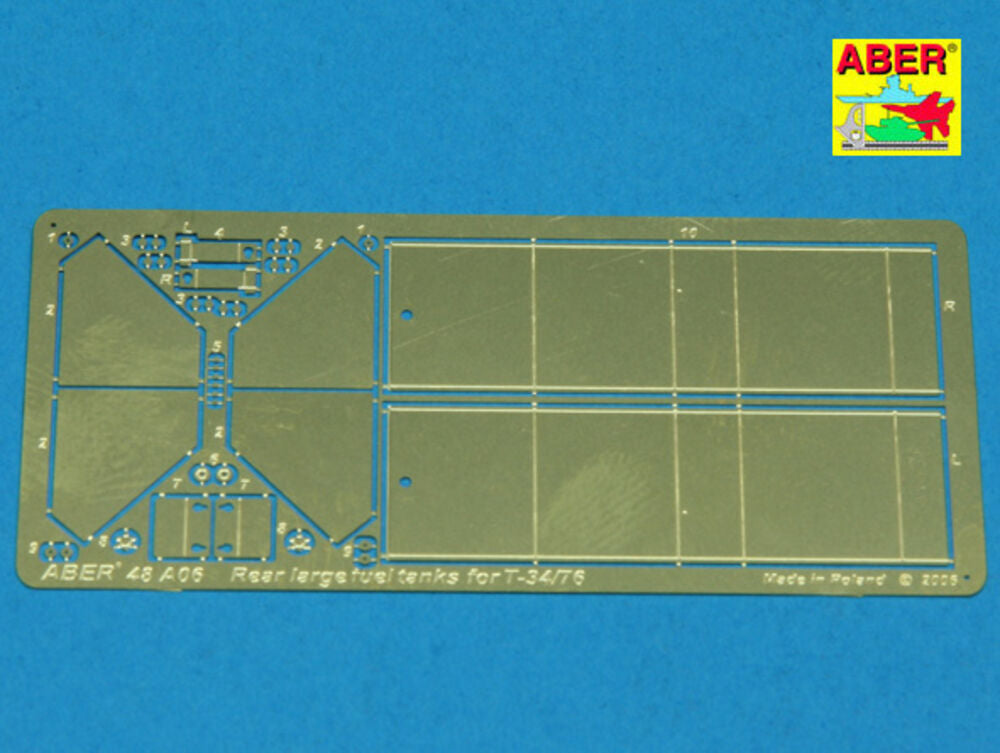 Rear large fuel tanks for T-34/76