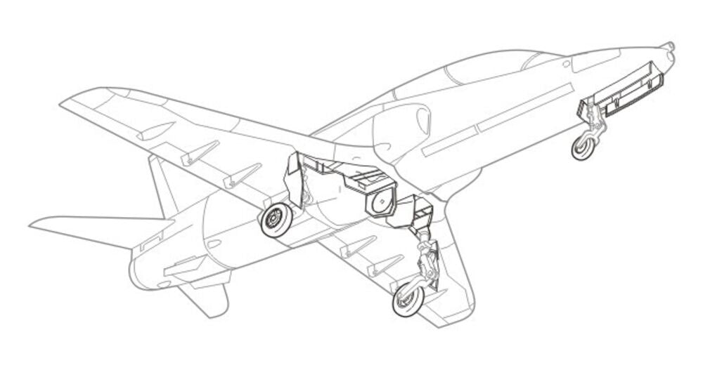 Hawk T.1 Fahrwerksset