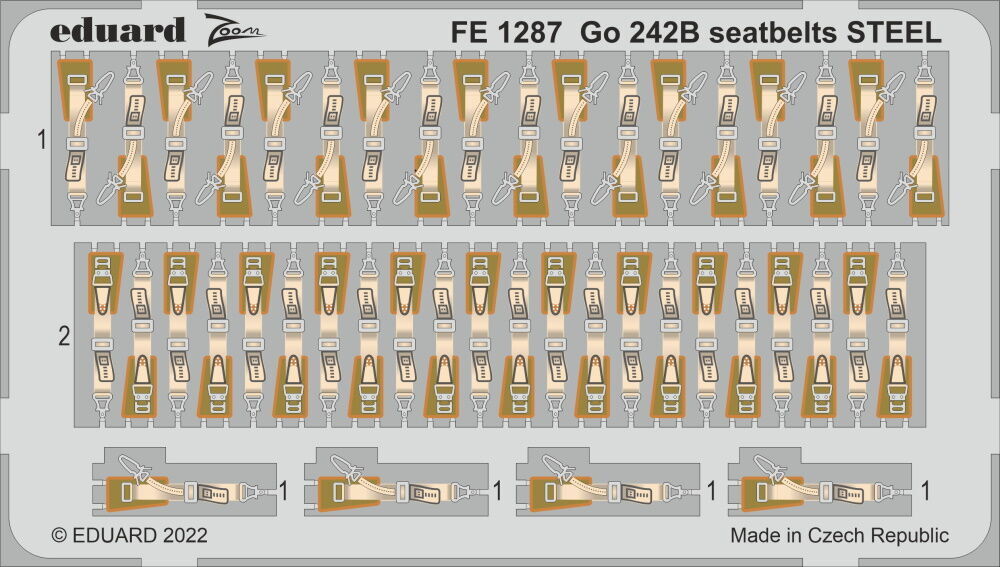 Go 242B seatbelts STEEL 1/48