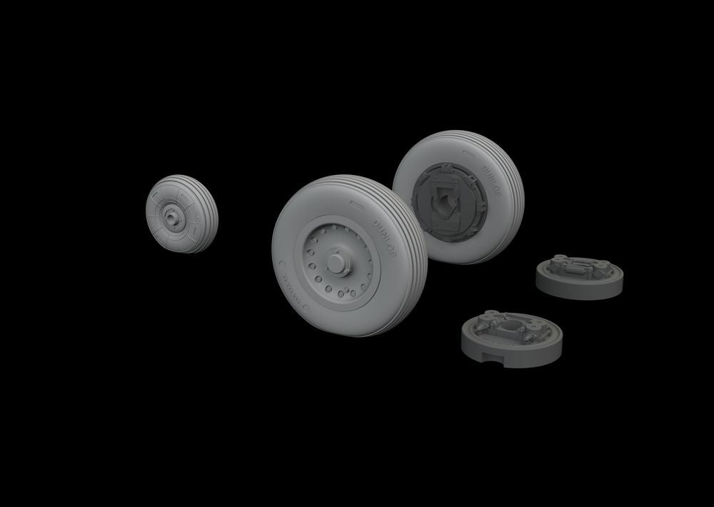 Mirage IIIC wheels for Eduard