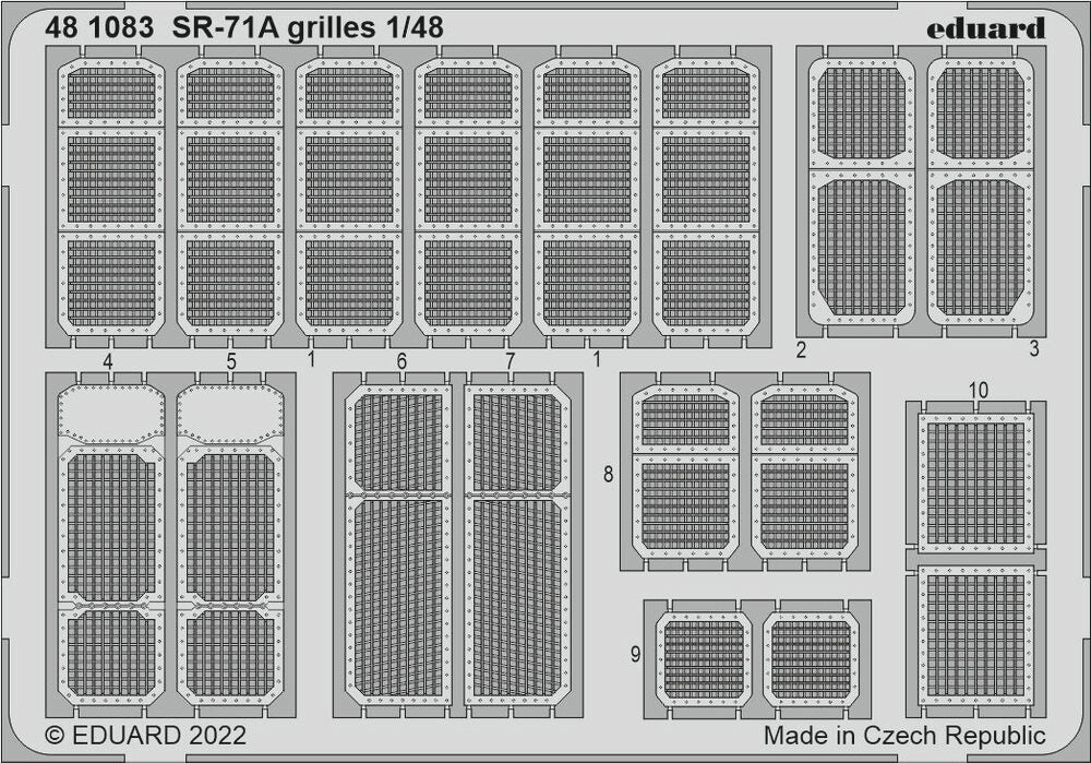 SR-71A grilles for REVELL