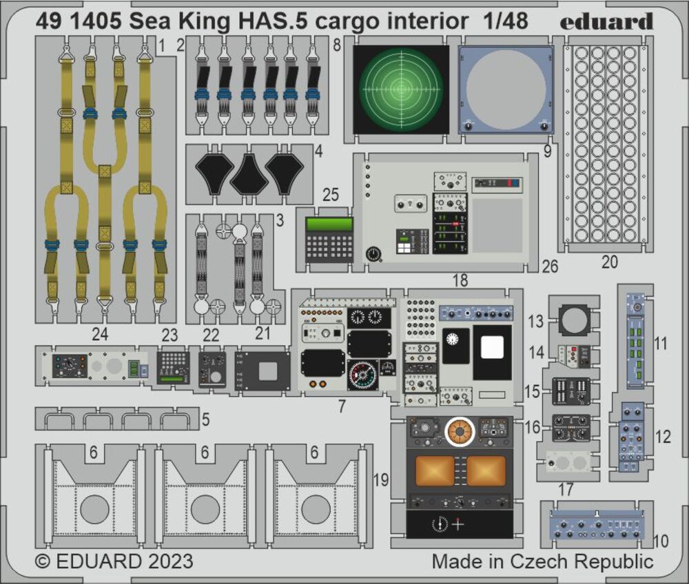 Sea King HAS.5 cargo interior 1/48