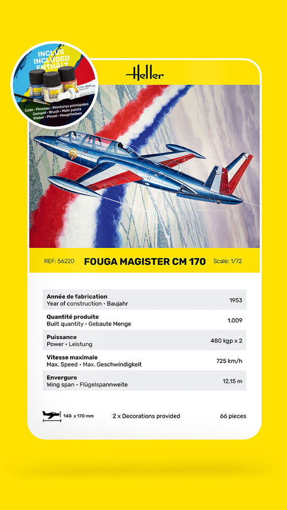 STARTER KIT Fouga Magister CM 170