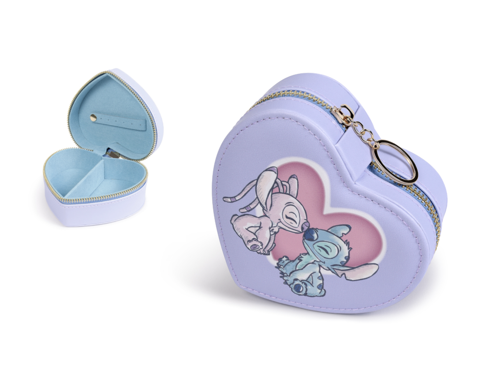 STITCH & ANGEL - Boîte à Bijoux Coeur avec Tirette