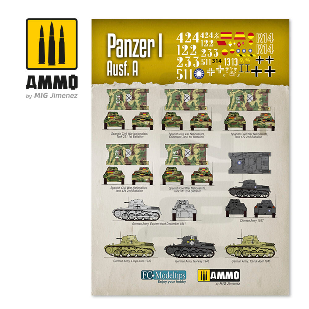 1/16 Panzer I Ausf. A Decals