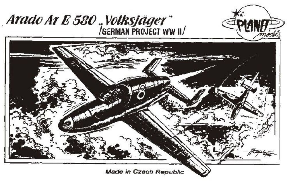 Arado Ar.E-580 Volksj��ger, WW II Projekt