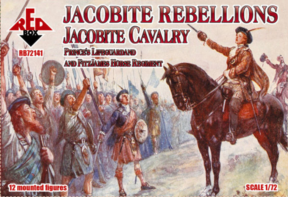 Jacobite Rebellion.Jacobite Cavalry.Prince Lifeguard a.FitzJames Horse Regiment