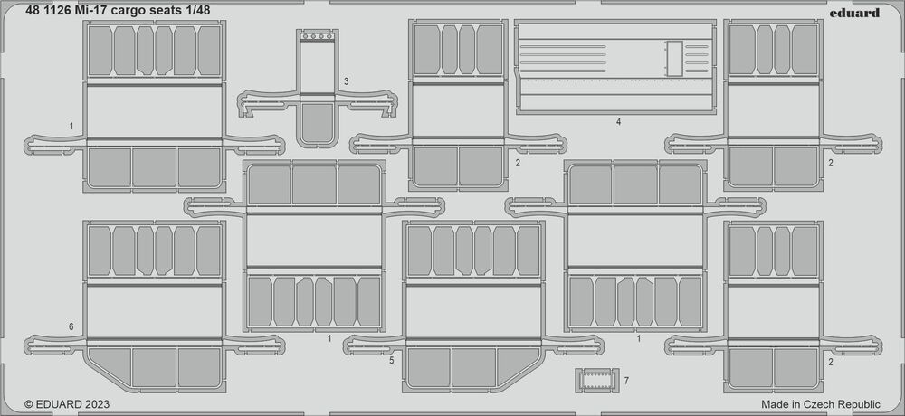 Mi-17 cargo seats 1/48