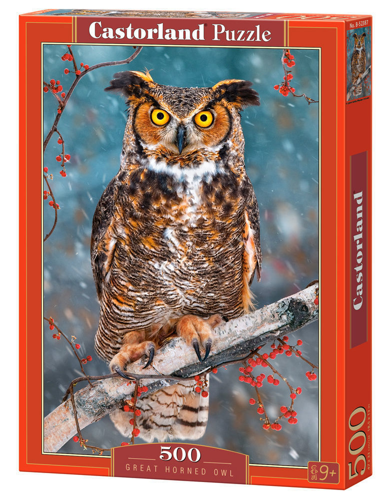 Great Horned Owl, Puzzle 500 Teile