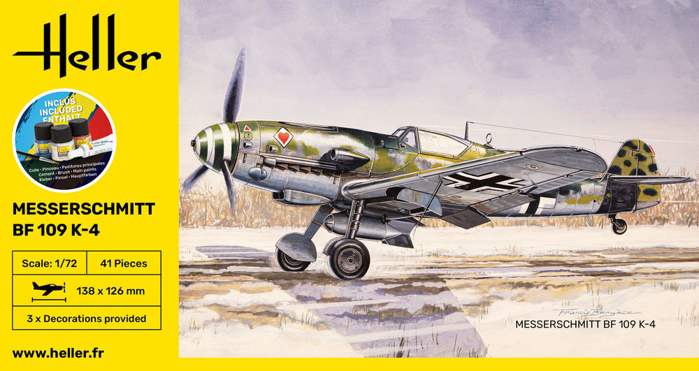 STARTER KIT Messerschmitt Bf 109 K-4