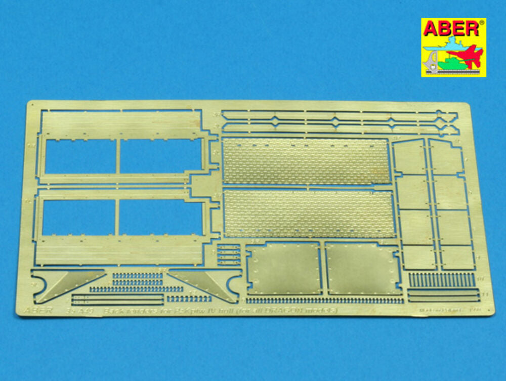 Back fenders for PzKpfw IV hull