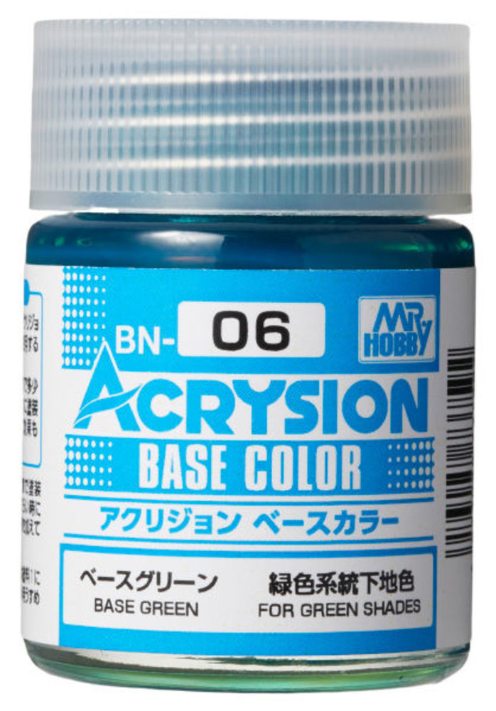 Mr Hobby -Gunze Acrysion Base Color (18 ml) Base Green