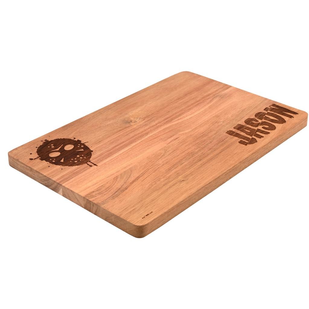 FRIDAY 13th - Jason & Mask - Wood Serving Board